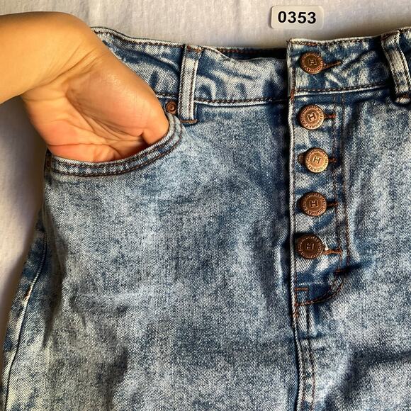 Highway Jeans Women Girls Denim Skirt, size 24, Blue - Picture 5 of 8